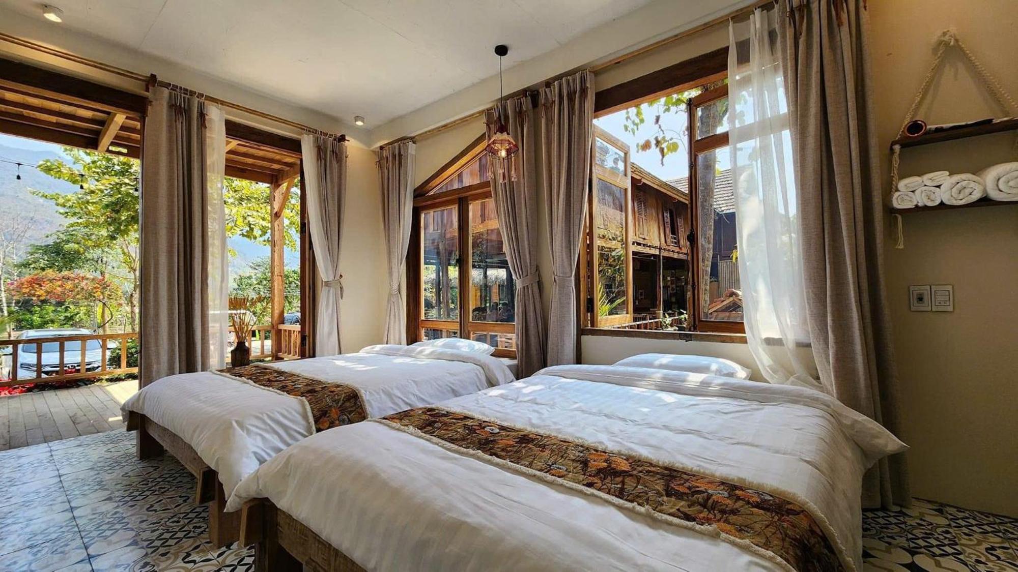 Mai Chau 4 Seasons Bungalow & Hotel Esterno foto